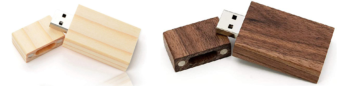 pendrive drewniany