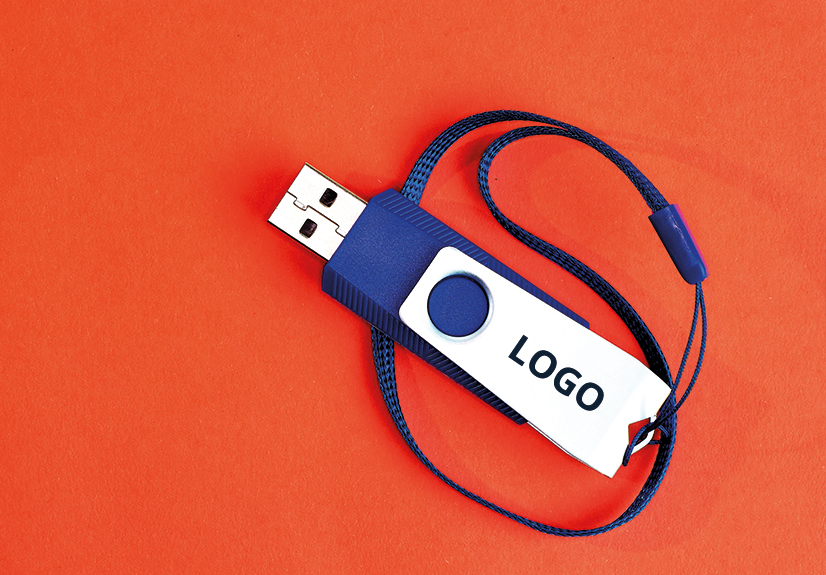 Pendrive z nadrukowanym logo